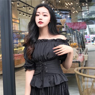 [A221] ÁO TRỄ VAI HÀN QUỐC BÓ EO