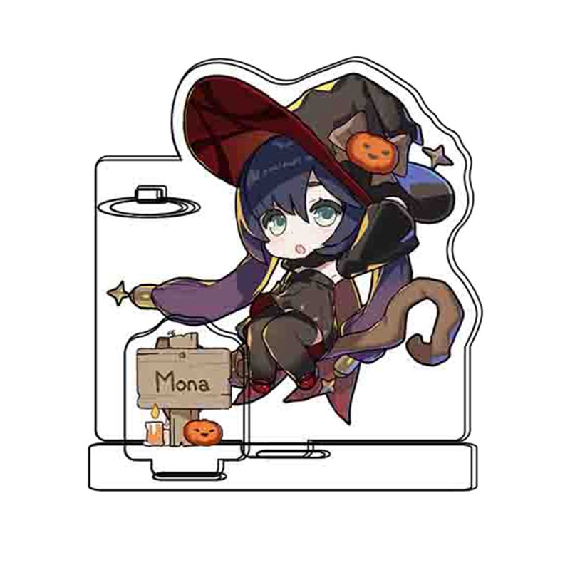 Giá đỡ bút bằng acrylic hình nhân vật anime kích thước 8cm