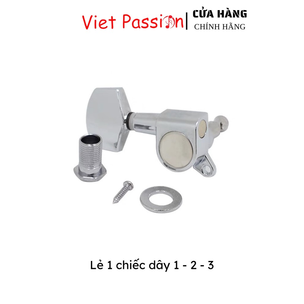 Khóa đúc cao cấp dành cho đàn guitar acoustic chất liệu niken chống rỉ Viet Passion