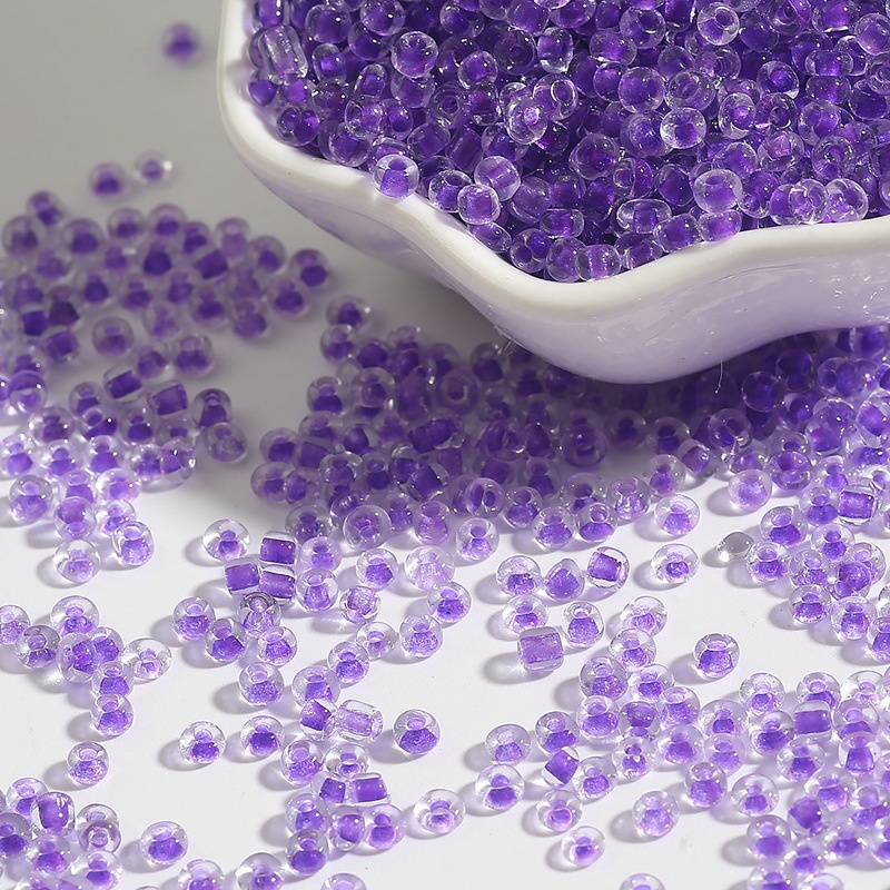 150/ 500/ 1000 Hạt thủy tinh nhuộm màu 2-4mm dùng làm đồ thủ công