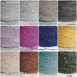 Cuộn 50gr Len alpaca các loại, mohair vòng, co giãn nhẹ, mềm xốp, làm tóc búp bê cực đẹp