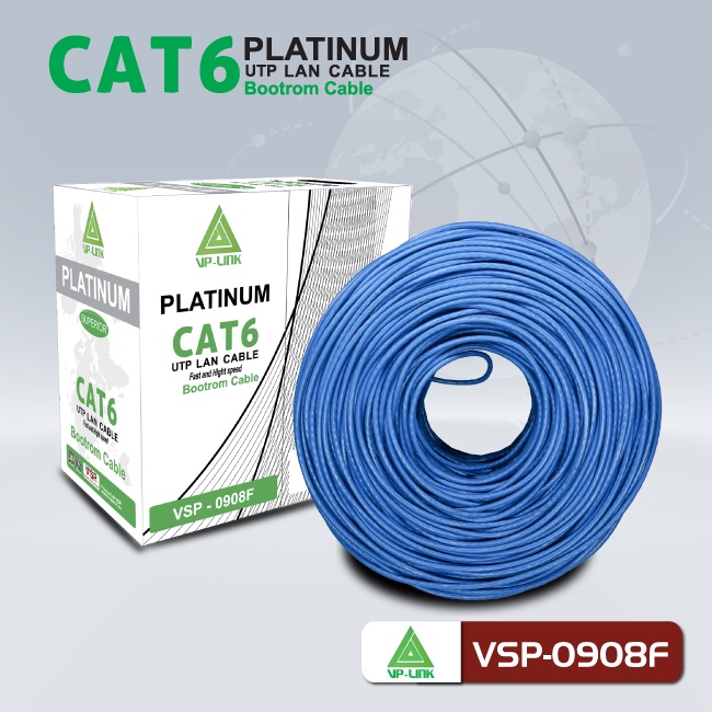 CAT 6E UTP VSP-0908F (305M)