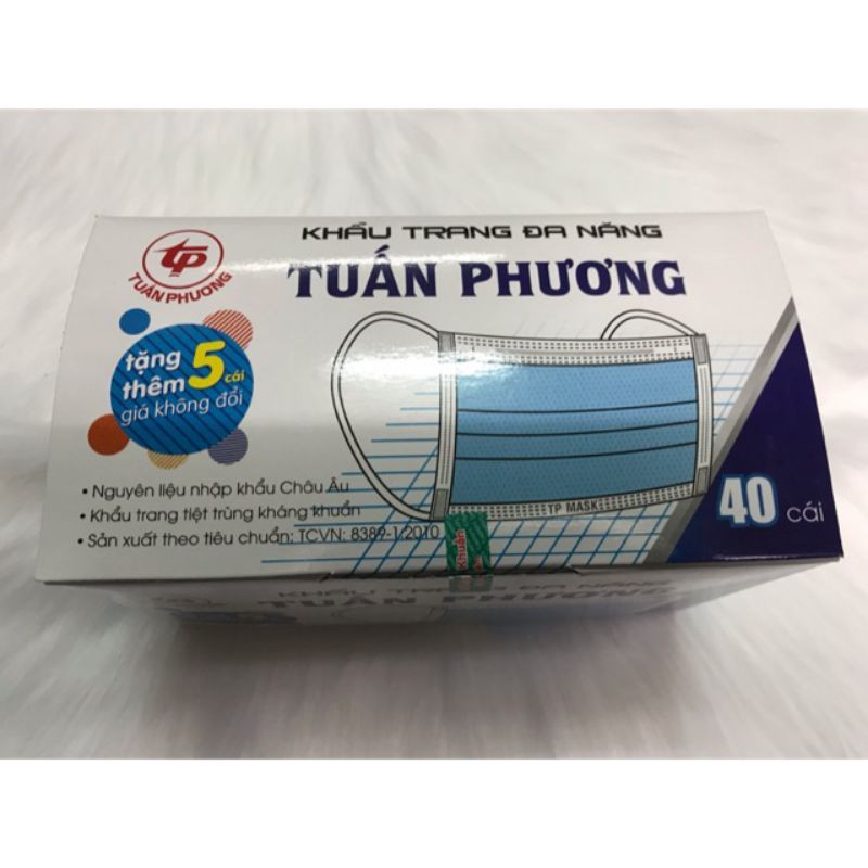 Khẩu trang tiệt trùng 4 lớp Tuấn Phương