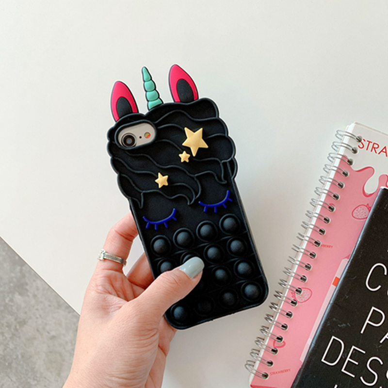 Ốp Lưng Họa Tiết Kỳ Lân Với Lông Mi Dài Cho Iphone 12 Pro Max 11 Pro Max X Xr Xs Max Xr 8 7 Plus 6 6s Plus | BigBuy360 - bigbuy360.vn