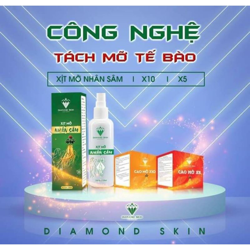 nhân sâm xịt hủy mỡ mua 2 lọ giá chỉ 350k tặng kèm cao tách mỡ x10