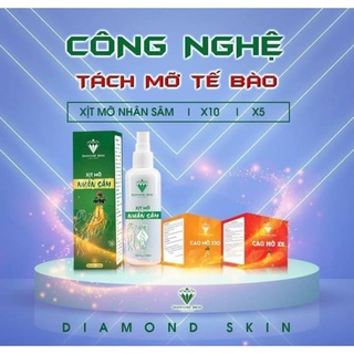 Nhân sâm xịt hủy mỡ mua 2 lọ giá chỉ 350k tặng kèm cao tách mỡ x10
