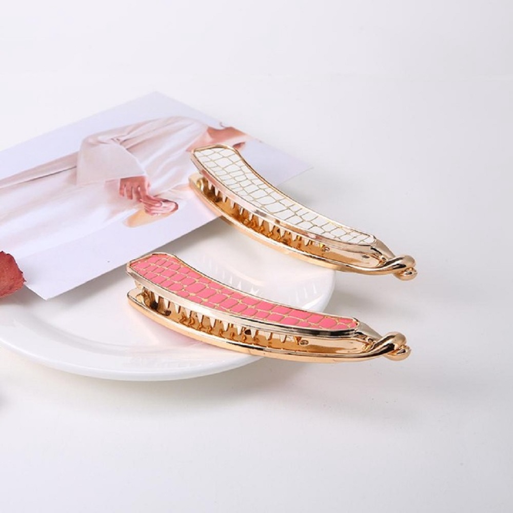 Kẹp Tóc Kiểu Dáng Đơn Giản Thanh Lịch Dành Cho Nữ