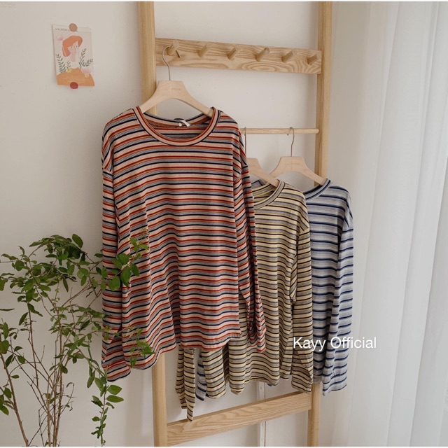 Pull kẻ rộng