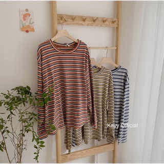 Pull kẻ rộng