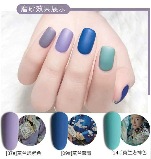 Sơn Gel AS bảng màu 07-12 Thiên Di Nail