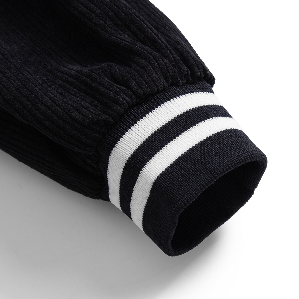 Áo khoác Bomber Varsity sunken stripes , bomber nam nữ , Dricco