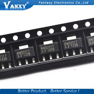 Bộ 50 Linh Kiện Điện Tử Ic Ams1117-3.3 Sot223 Ams1117-3.3V Sot-223