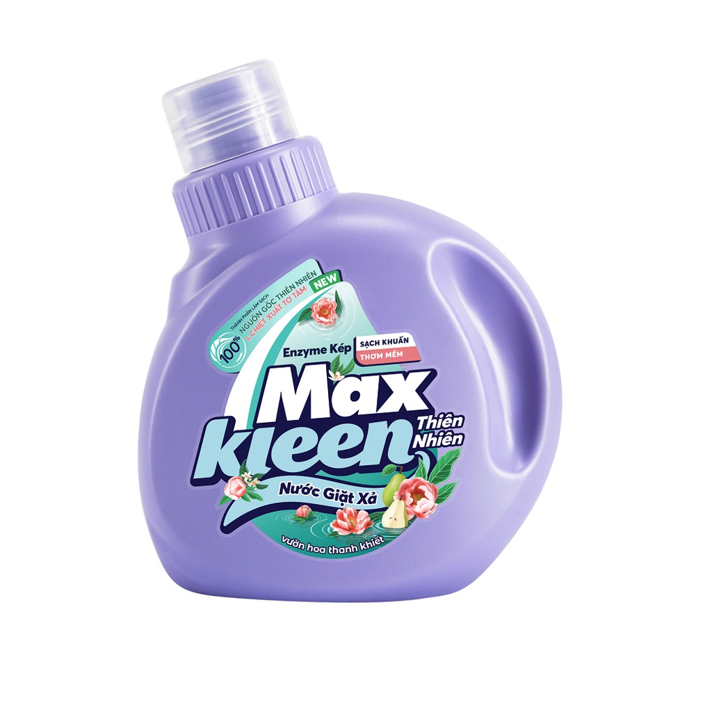 [HC GIFT] Chai Nước Giặt Xả MaxKleen Thiên Nhiên 120 Gram