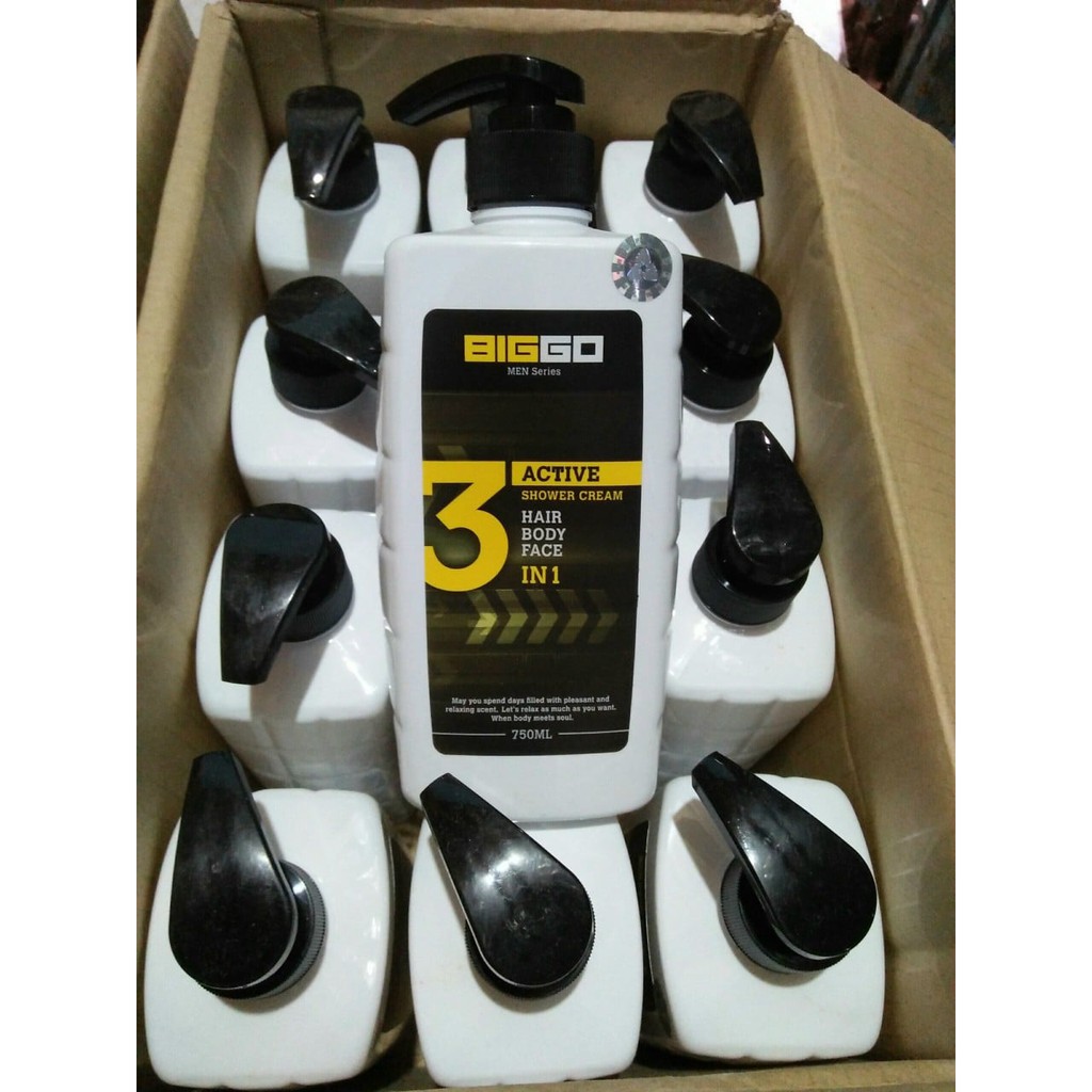 SỮA TẮM - DẦU GỘI - SỮA RỬA MẶT BIGGO 3in1 dành cho Nam