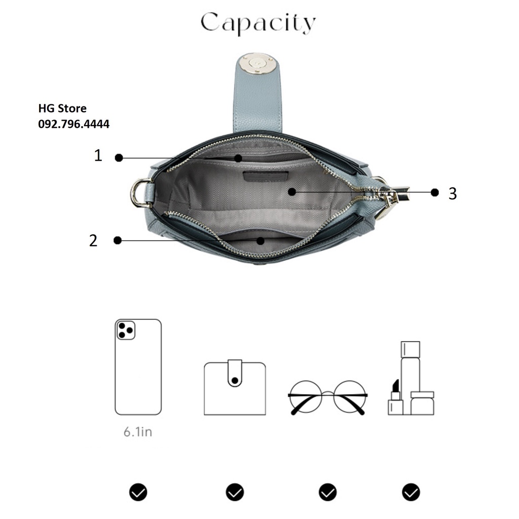 Túi Xách Nữ Hàn Quốc Da Bò Italy Cao Cấp(Da Thật  100%) Zooler FullBox ZL011 Làm Quà Tặng, Sinh Nhật, Quà Biếu