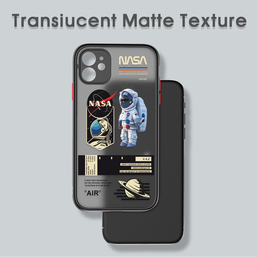 Xiaomi Redmi Note 9S 9T 9 5 6 Pro 8 7 Pro 3 5A Prime Xiomi Redme Not cho Hard Soft Phone Case Shockproof Casing Camera Protector Silicone Clear Matte Back Cover NASA Cases Ốp lưng điện thoại Ốp điện thoại ốp lưng ốp trong