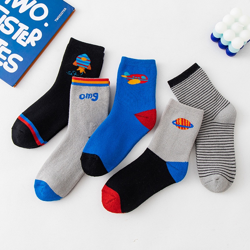 Combo tất vớ 5 đôi tất thể thao mùa đông TTT-06-07-09 Richkidsstore2021