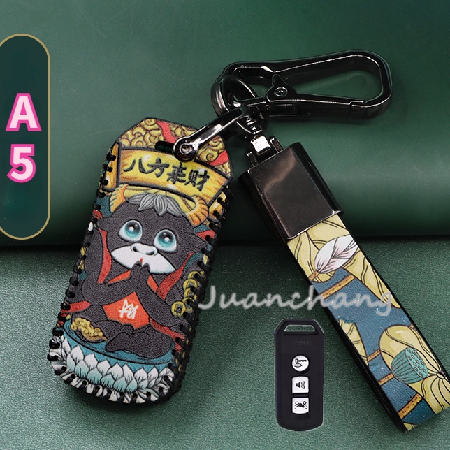 Bao Da Bảo Vệ Chìa Khóa Xe Máy 3 Nút Bấm Chuyên Dụng Cho Honda X ADV SH 300 150 125 Forza 300 PCX 125 150 PCX150 2018