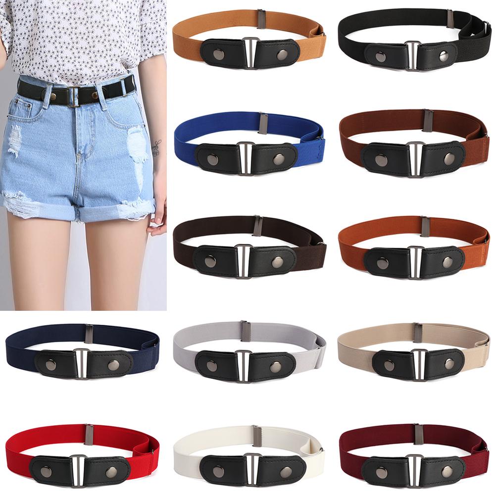 Thắt Lưng Quần Jean Co Giãn Có Khóa Cài Dễ Điều Chỉnh