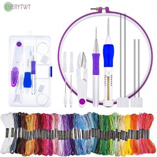 Bộ dụng cụ thêu thùa gồm 50 cuộn chỉ và bút chuyên nghiệp