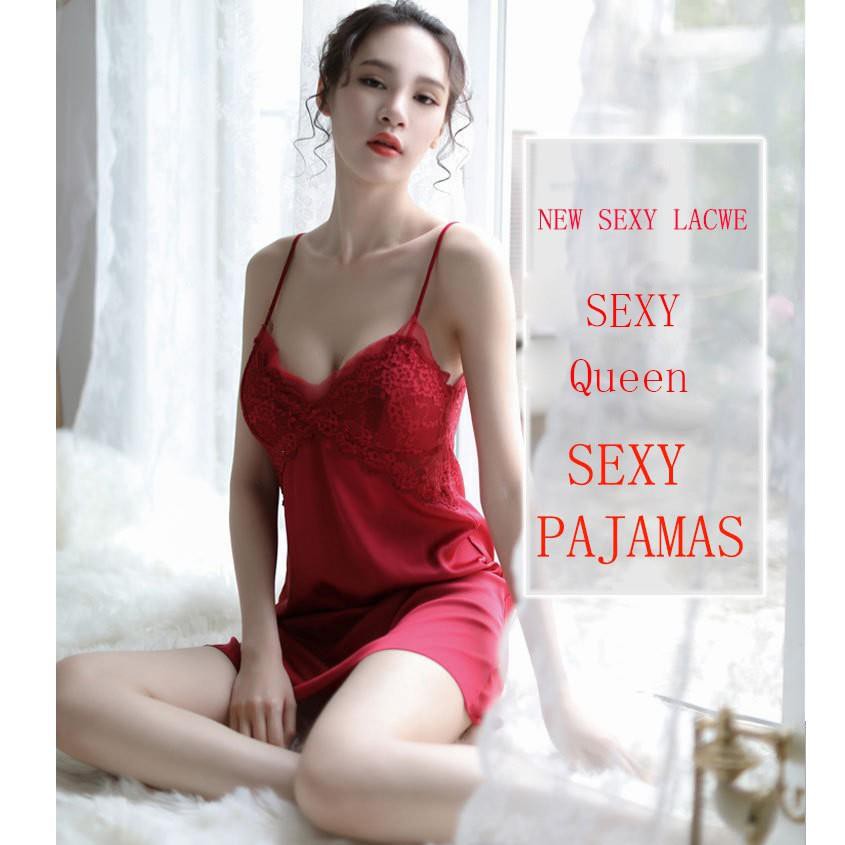 [Lụa Mềm - Sang Xịn] Váy ngủ 2 dây phi lụa kèm đệm mút - đầm ngủ gợi cảm B1026 | BigBuy360 - bigbuy360.vn