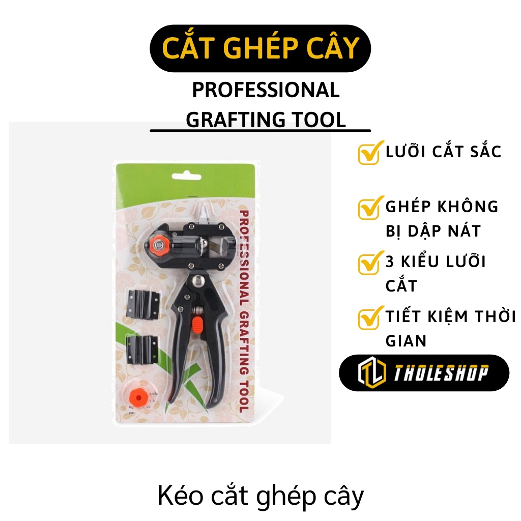 Kéo Cắt Cành - Kéo Tỉa, Ghép, Chiết Cành Cây Đa Năng 2 Đầu Cắt 8463