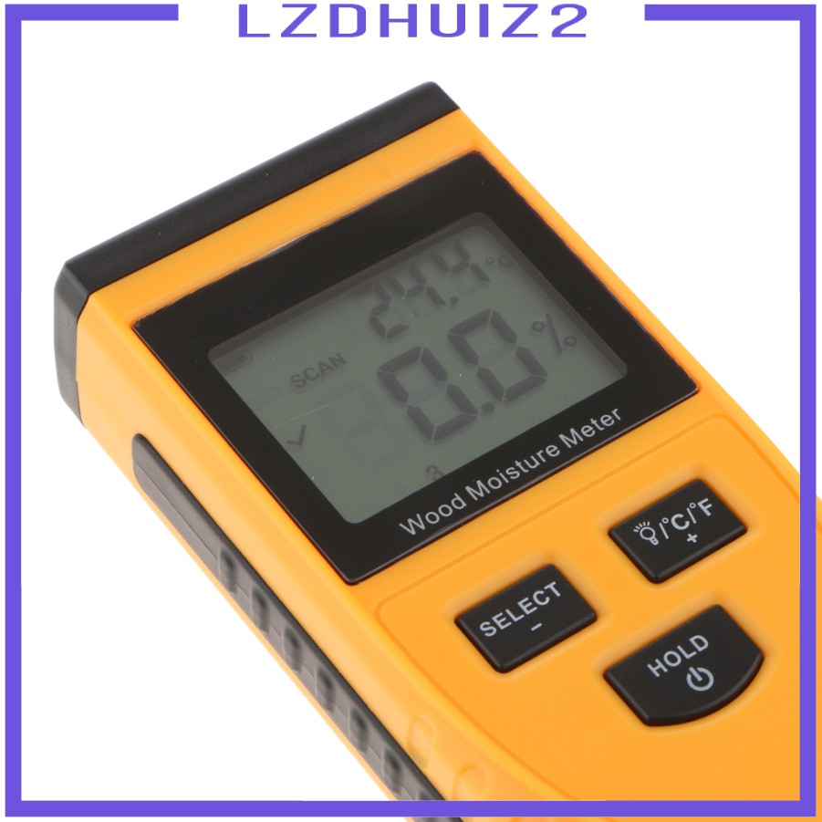 Máy Đo Độ Ẩm Gỗ Les Fleurs GM630 Màn Hình LCD Kỹ Thuật Số