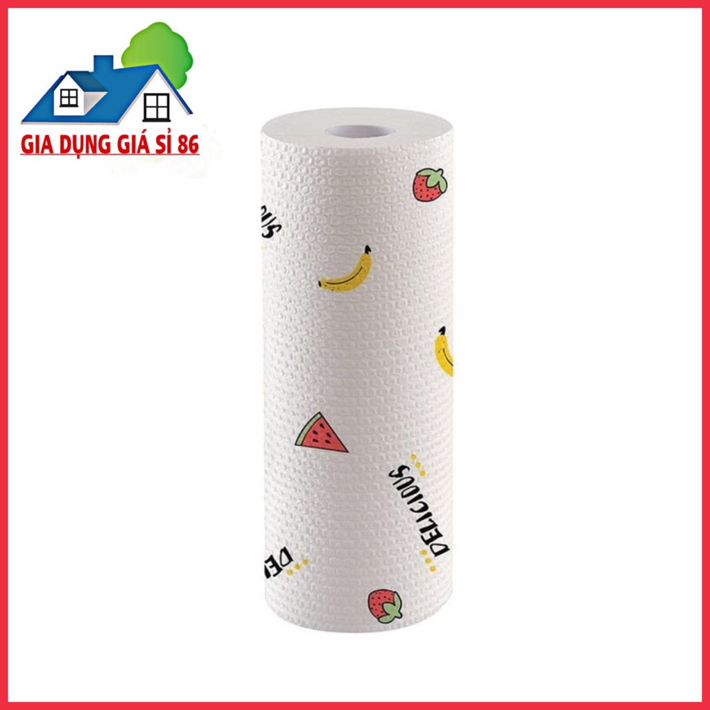 Cuộn Giấy Lau Đa Năng Bằng Vải Không Dệt Nhiều Màu ĐẸP