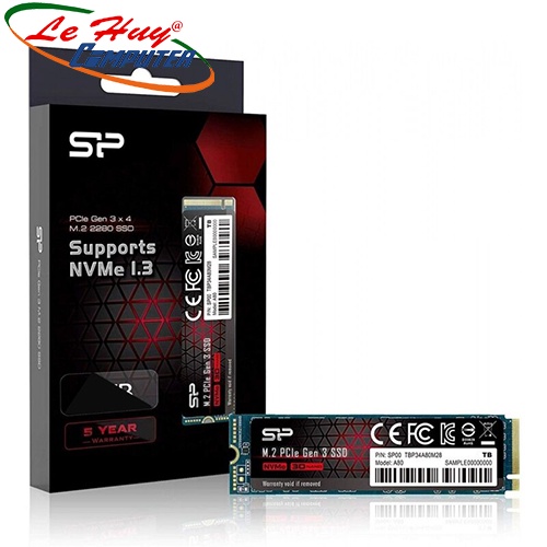 Ổ cứng SSD Silicon Power A80 1TB M.2 2280 PCIe Gen3x4