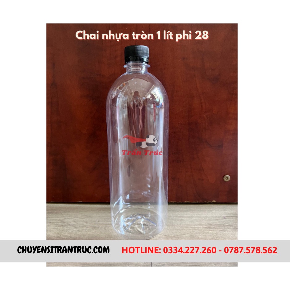 [HỎA TỐC] COMBO 50 Chai Nhựa 1 Lít ( Chai PET 1000ml) đựng mật ong, trà sữa