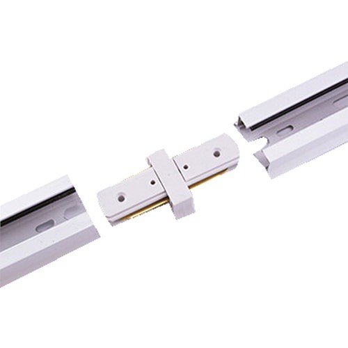 Đầu nối thằng &amp; góc thanh ray đèn rọi ray - Phụ kiện trang trí đèn rọi ray cho Shop