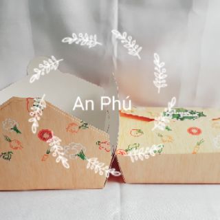 10 Hộp giấy kraft đựng thức ăn