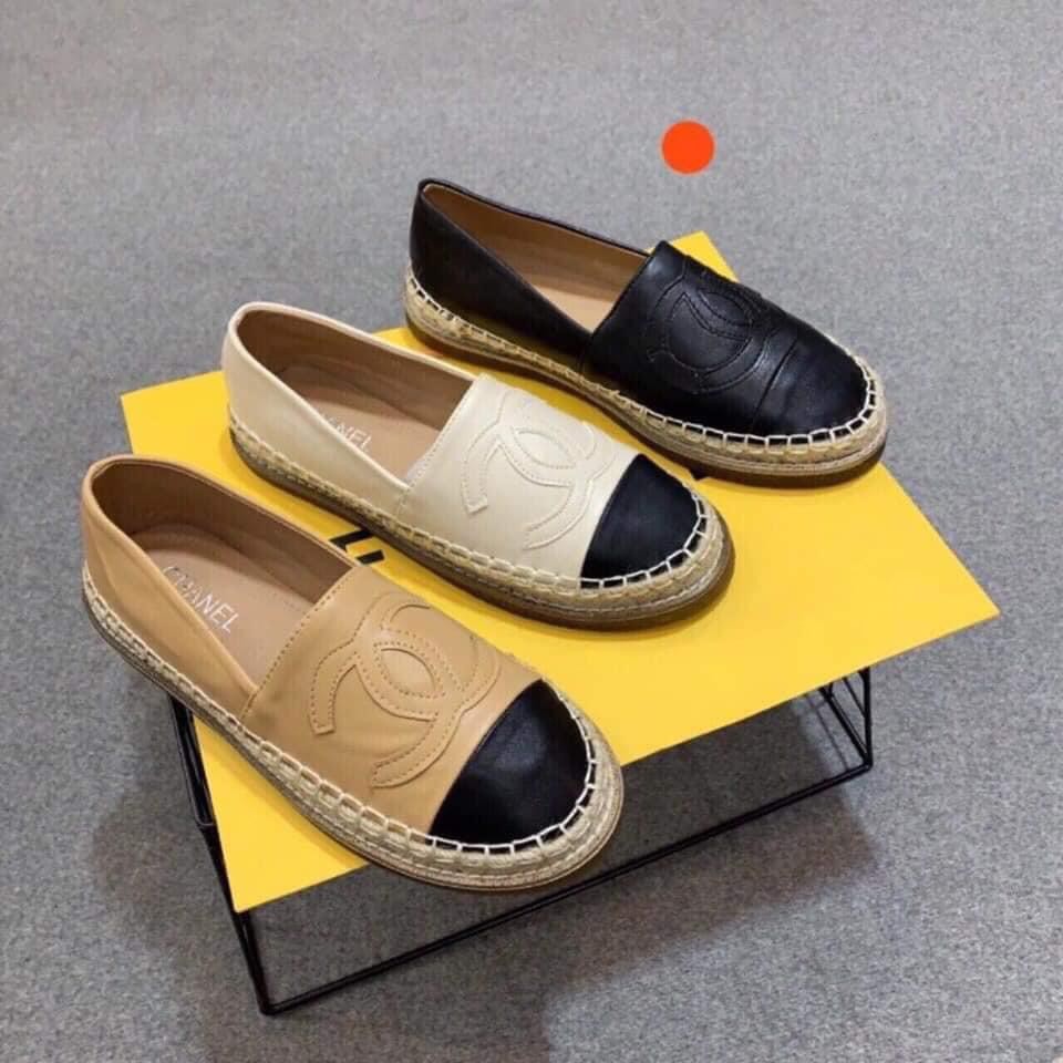 Giày lười đế cói bằng, giày lười chất dạ mã GTT02 - Basil | BigBuy360 - bigbuy360.vn