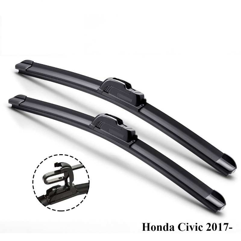 { HONDA CIVIC đời 2017 } Bộ 2 Gạt mưa dành cho xe Honda CiVic đời 2017 BOSCH AEROTWIN 18 in và 26 in phân khúc cao cấp