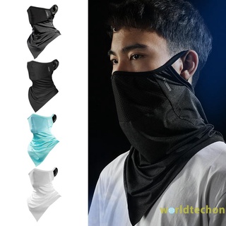Khẩu Trang Che Mặt Và Cổ Chống Nắng Làm Mát Có Vòng Đeo Tai Tiện Dụng