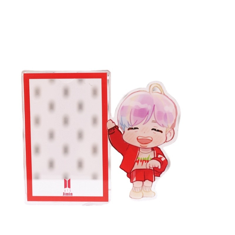 Khung ảnh bằng acrylic hình thành viên nhóm nhạc BTS JUNGKOOK JIMIN V SUGA RAPMONSTER JIN J-HOPE