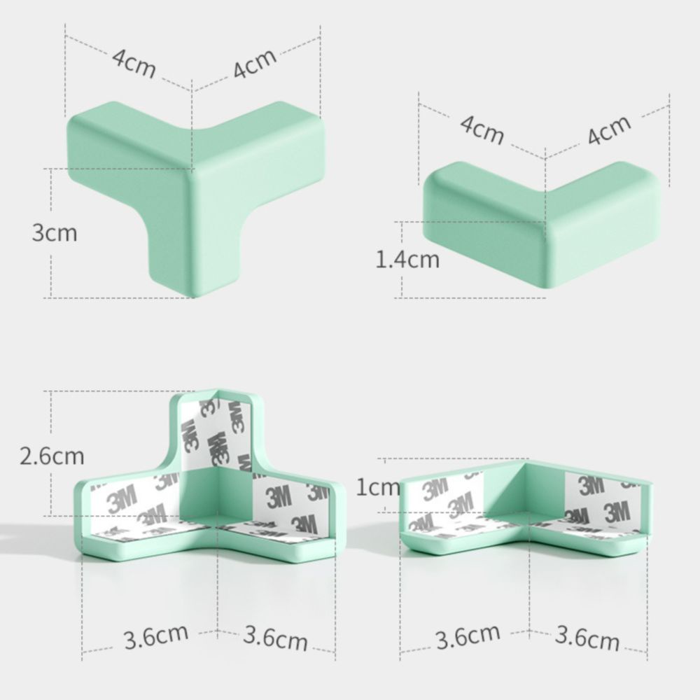 Miếng bọc góc bàn silicon an toàn cho bé (bọc góc vuông)