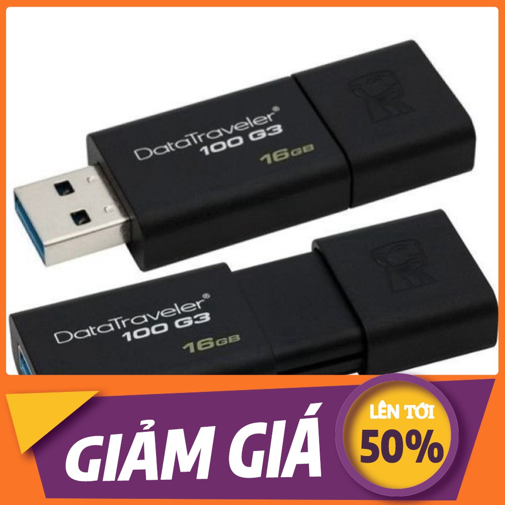 [💖] USB Kingston DT100G3 (DT100 G3) 16GB - USB 3.0 Chính hãng