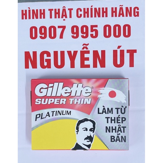 lưỡi lam gillette hộp 100 lưỡi hàng cty