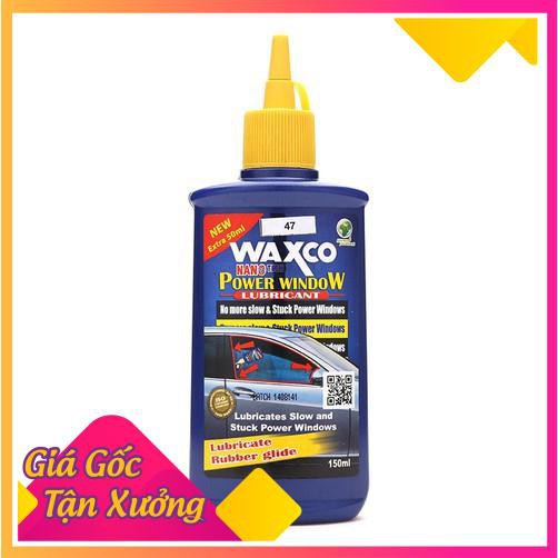 ✅HCM_Dung dịch bôi trơn gioăng kính ô tô Waxco- hàng malaisia