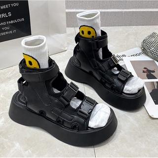 Sandal ulzzang đế dày - dép quai hậu | order taobao