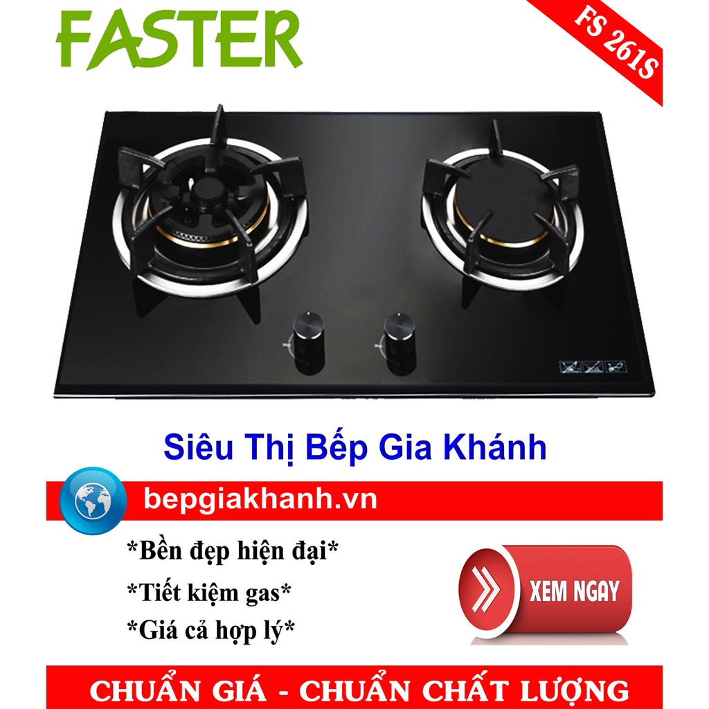 Bếp gas âm Faster FS 261S, bếp gas, bếp gas âm, bếp gas mini, bếp gas hồng ngoại, bếp gas đơn