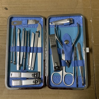 Bộ bấm móng tay 19 món thép cao cấp -Bộ cắt móng tay không gỉ