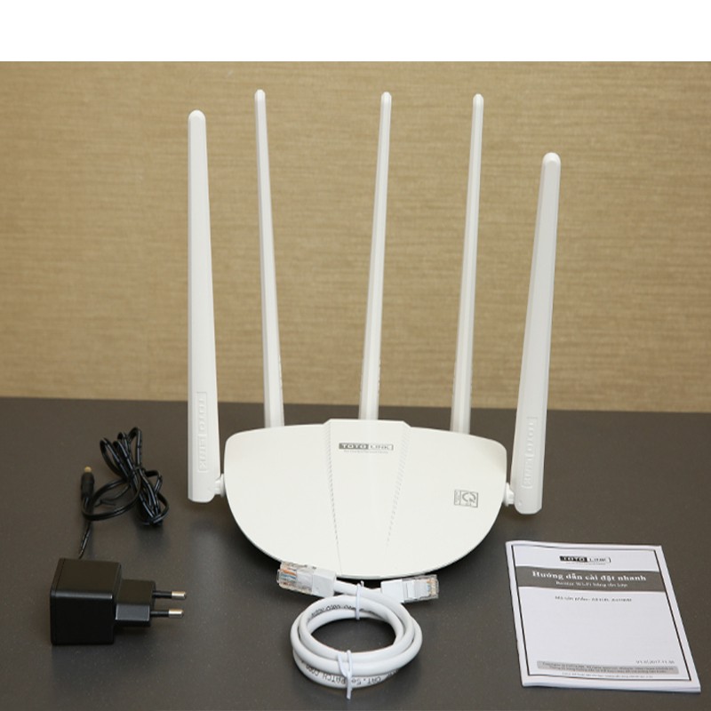 Router Wifi Băng Tầng Kép Totolink 5 Râu A810R - Bộ Phát Wifi Chuẩn AC1200 - [ ac5 a720r archer c50] - Chính Hãng BH24TH