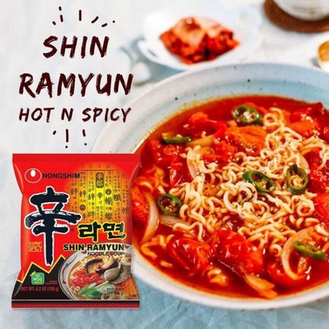 Thế Giới Mì Gói Nội Địa Hàn Quốc Mì Gói Cay NONGSHIM Hàn Quốc Dạng Gói Nhiều Hương Vị Lựa Chọn [Dạng Gói] | BigBuy360 - bigbuy360.vn