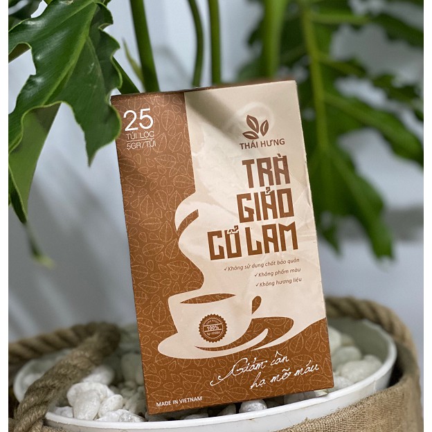 Trà Giảo cổ lam Thái Hưng (25 túi lọc x 5g) - Giảm cân, hạ mỡ máu | BigBuy360 - bigbuy360.vn