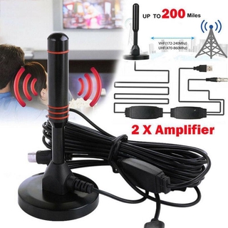 Ăng Ten Kỹ Thuật Số Khuếch Đại 200 Dặm Hdtv Hỗ Trợ Vhf / Uhf Chuyên Dụng