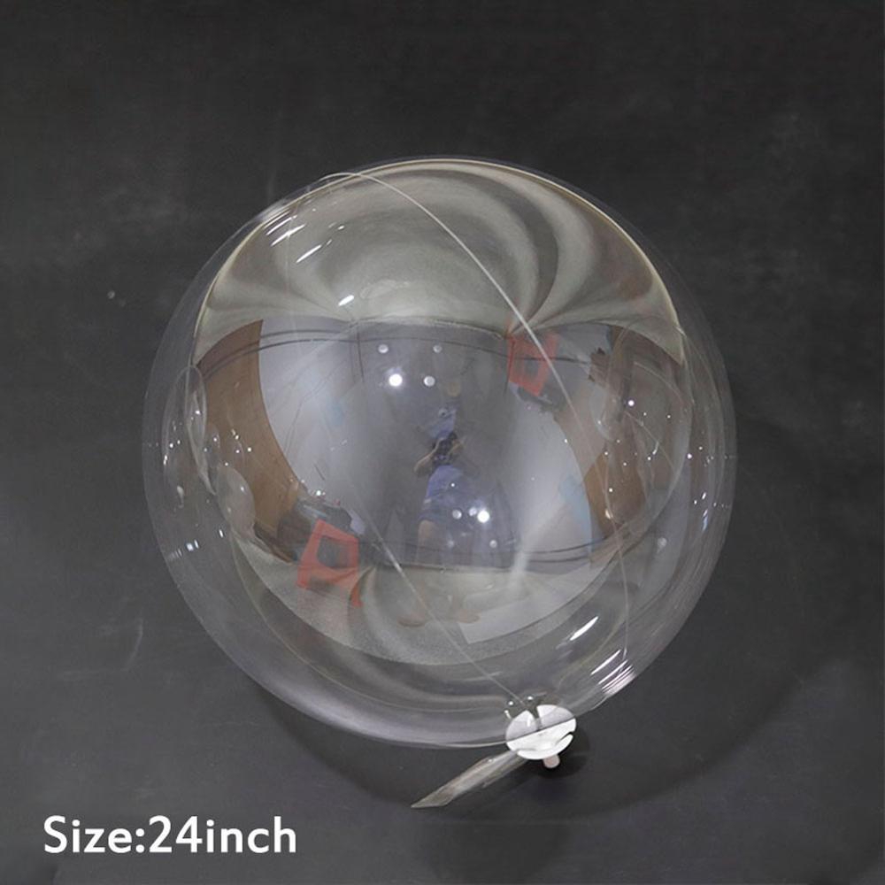 Set bong bóng lá nhôm trong suốt 24 inch và bong bóng hình kỳ lân độc đáo dễ thương