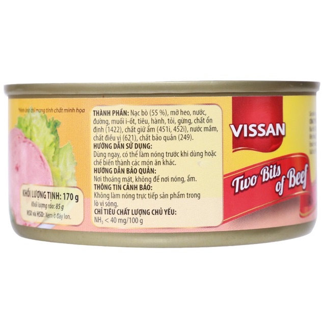 Date T11/2024-Bò 2 Lát Vissan 170gram