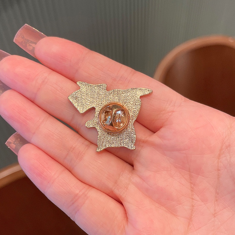 Ghim cài áo QIHE JEWELRY bằng kim loại kiểu hoạt hình dễ thương